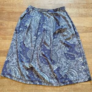Koret women's purple floral casual skirt B10